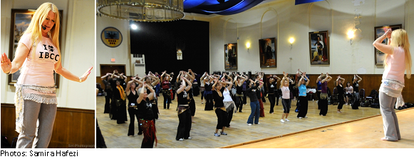 Workshop in Puertorico by Yasmina Ramzy, director and founder of Toronto based Arabesque Dance Company and Orchestra, Canada's leading Middle Eastern belly dance and music ensemble, and Arabesque Academy specializing in Eastern belly dance and music classes and training.